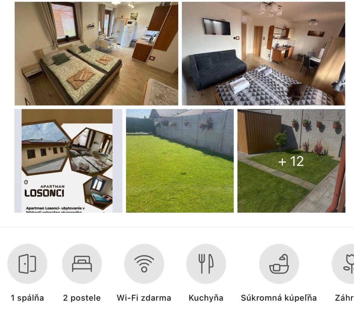 Apartman Losonci Nesvady- Pre 2 Osoby Studio מראה חיצוני תמונה